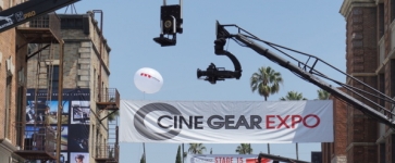 Cine Gear Expo banner in LA